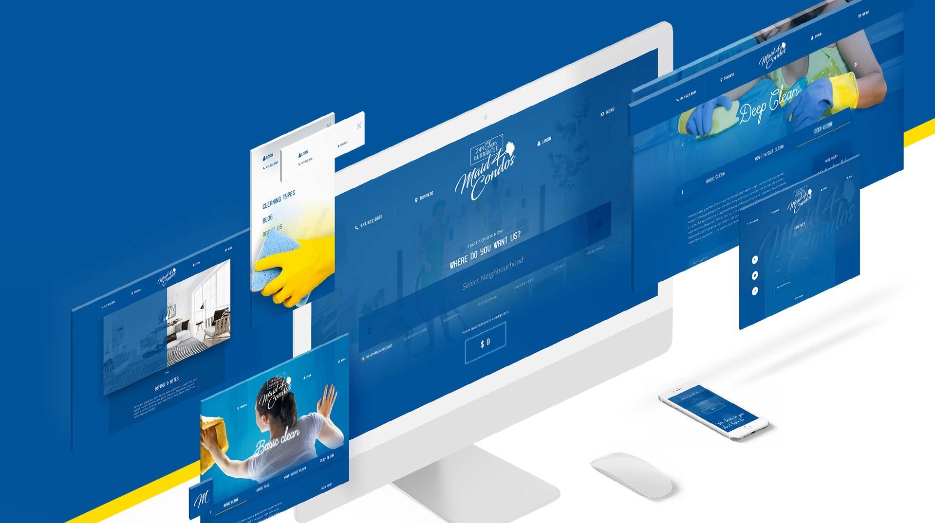 Maid4Condos Web Design 01